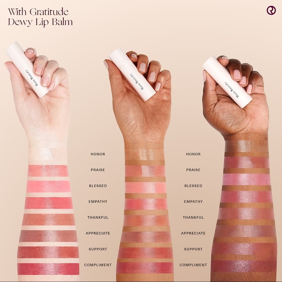 NIB Rare Beauty with gratitude dewy HONOR Lip Balm - Picture 3 of 3